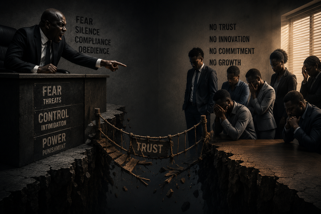 Fear Is Not Loyalty: The Leadership Mistake That Destroys Trust trust